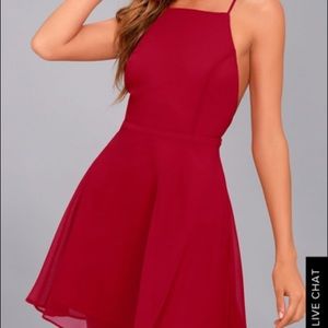 NWT- Beautiful Lulus Red Dress